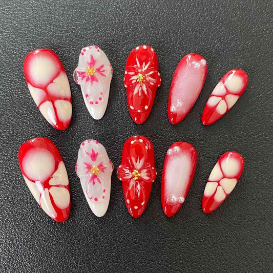 3D press on nails #16