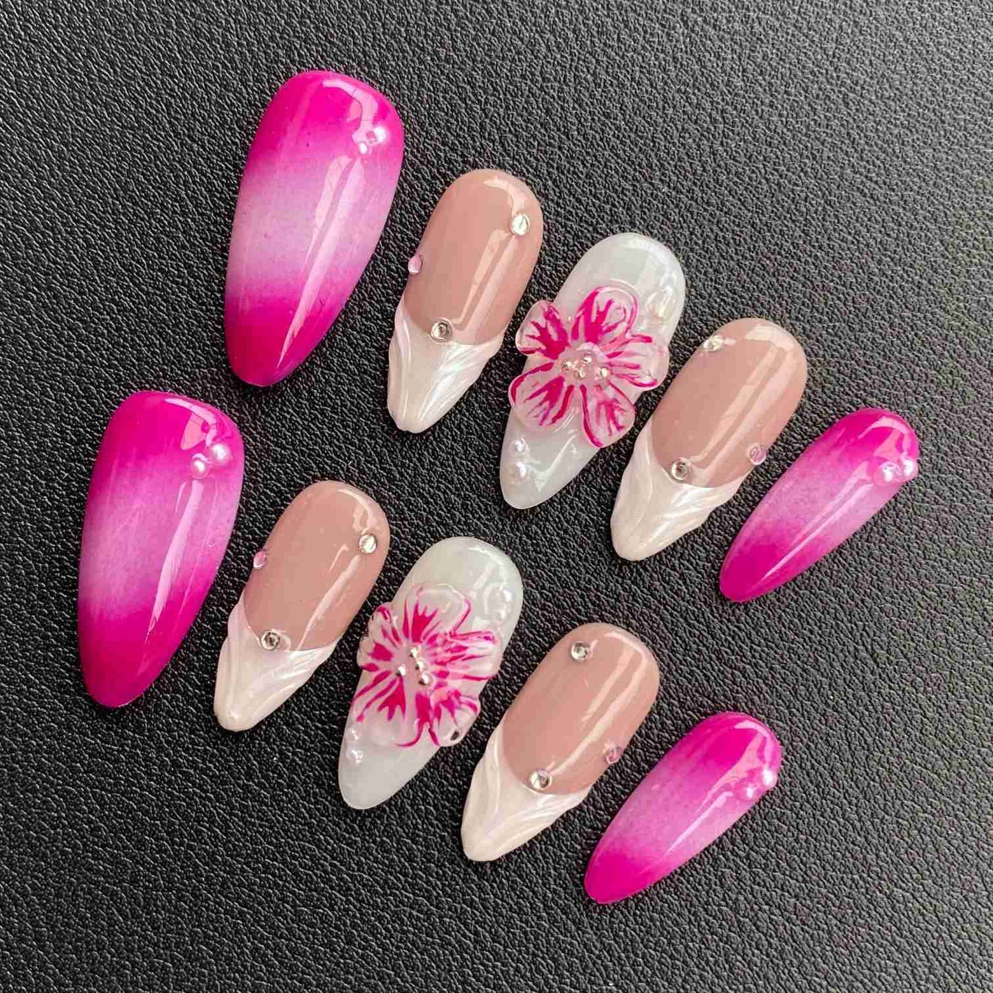 3D press on nails #13