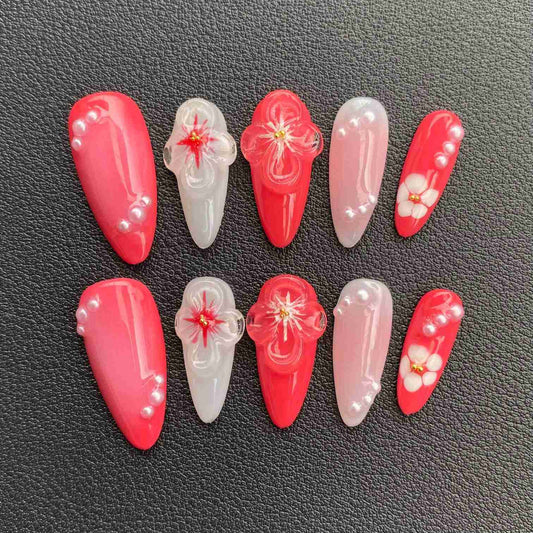 3D press on nails #12