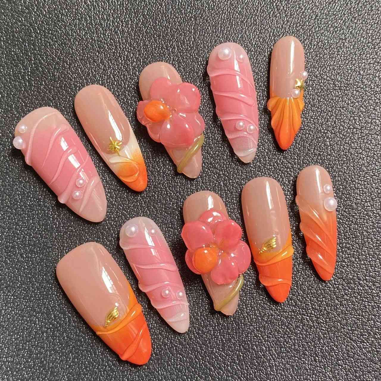 3D press on nails #8