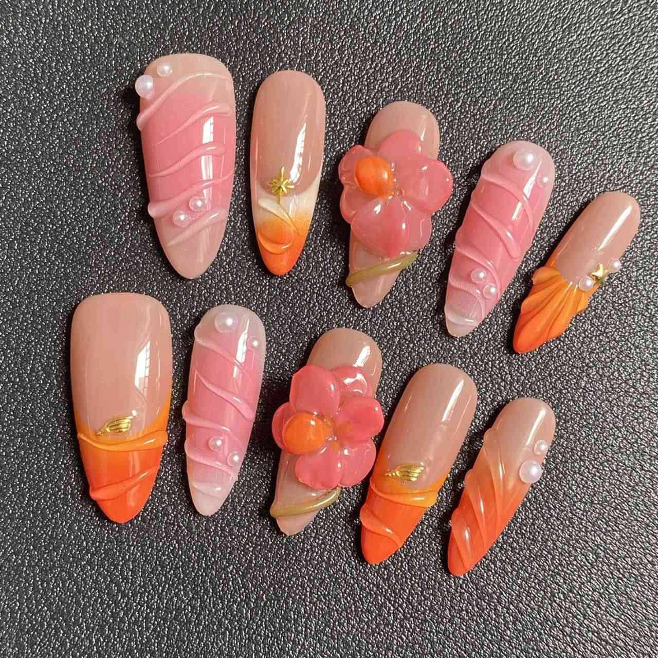 3D press on nails #8