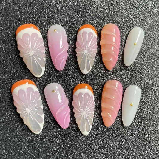 3D press on nails #7