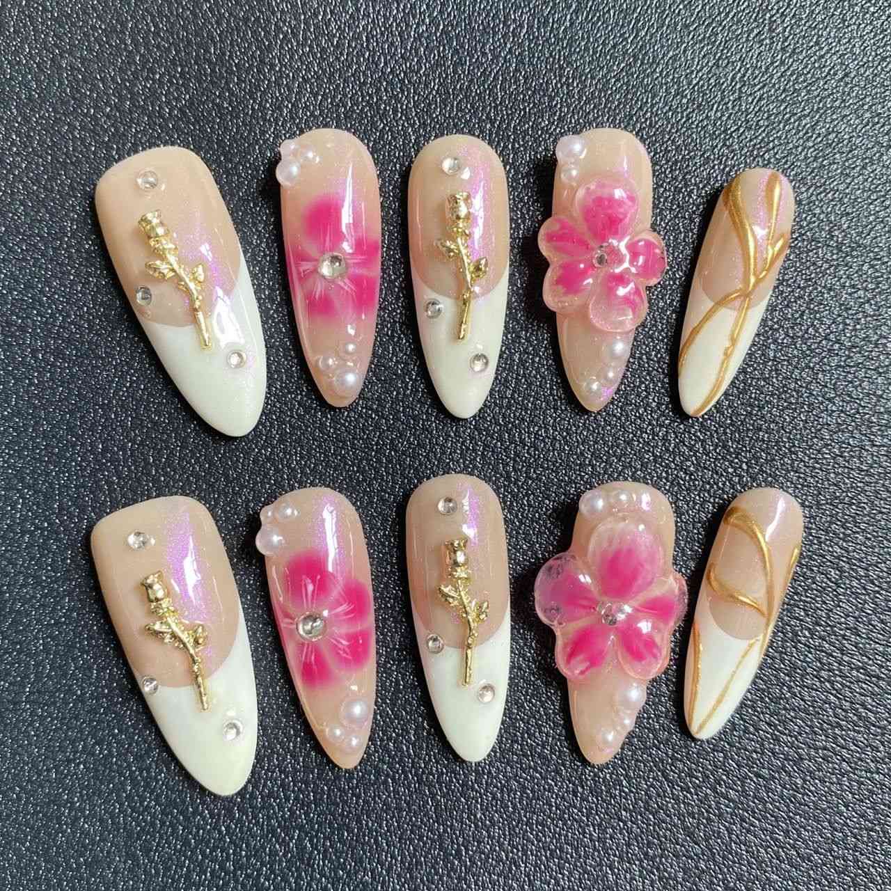 3D press on nails #10