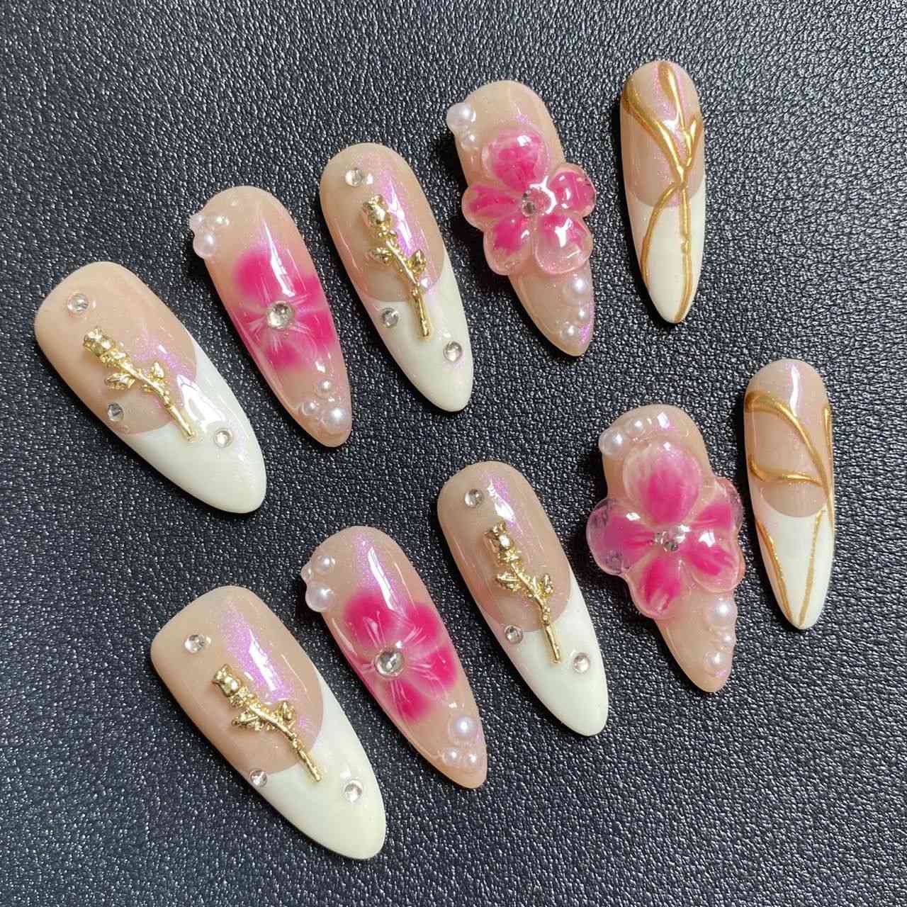 3D press on nails #10