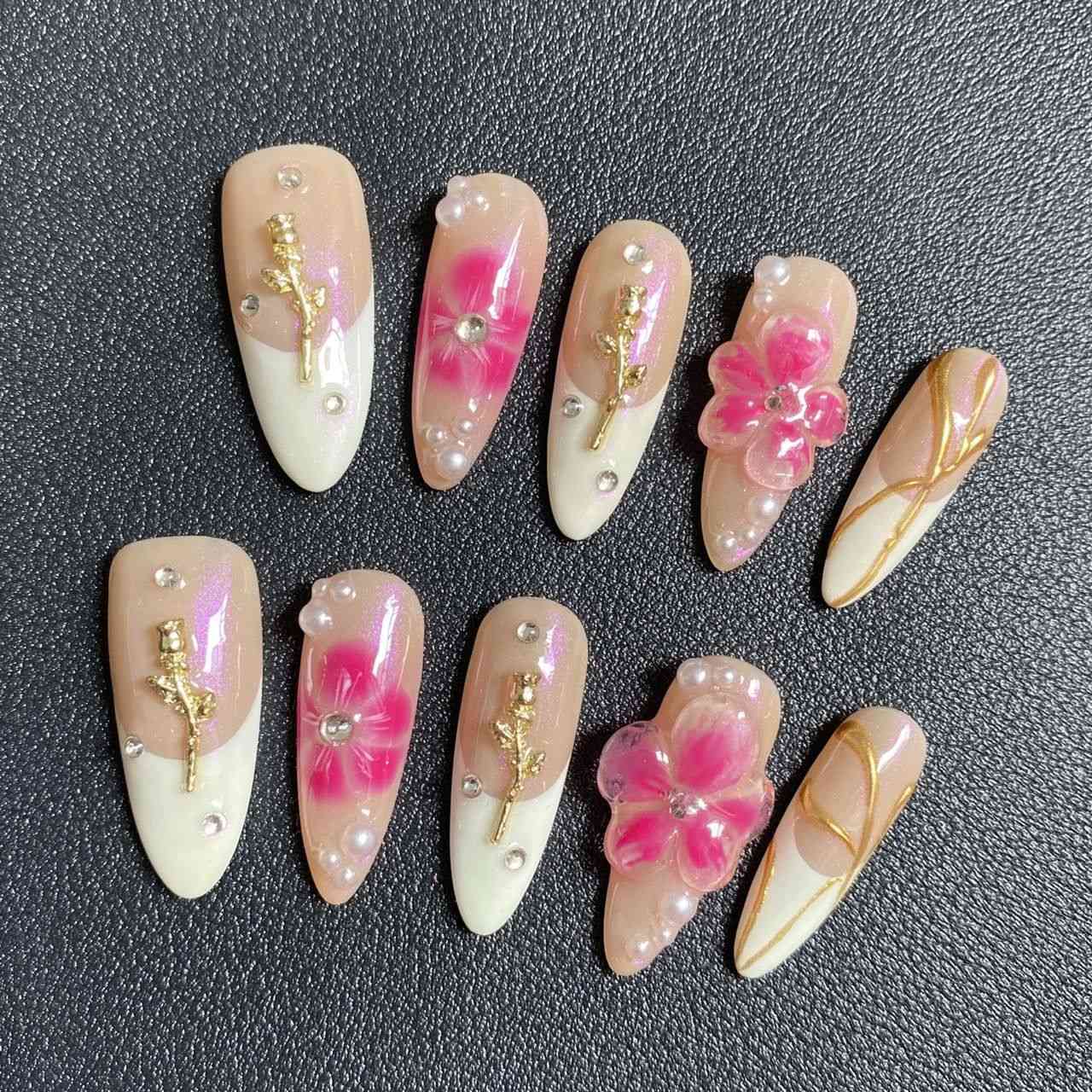 3D press on nails #10