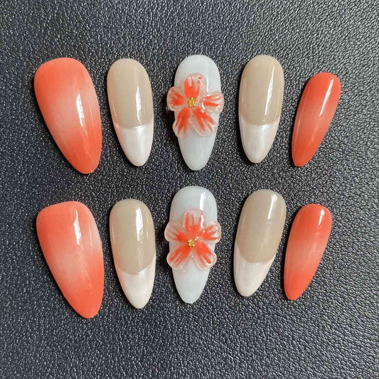 3D press on nails #11