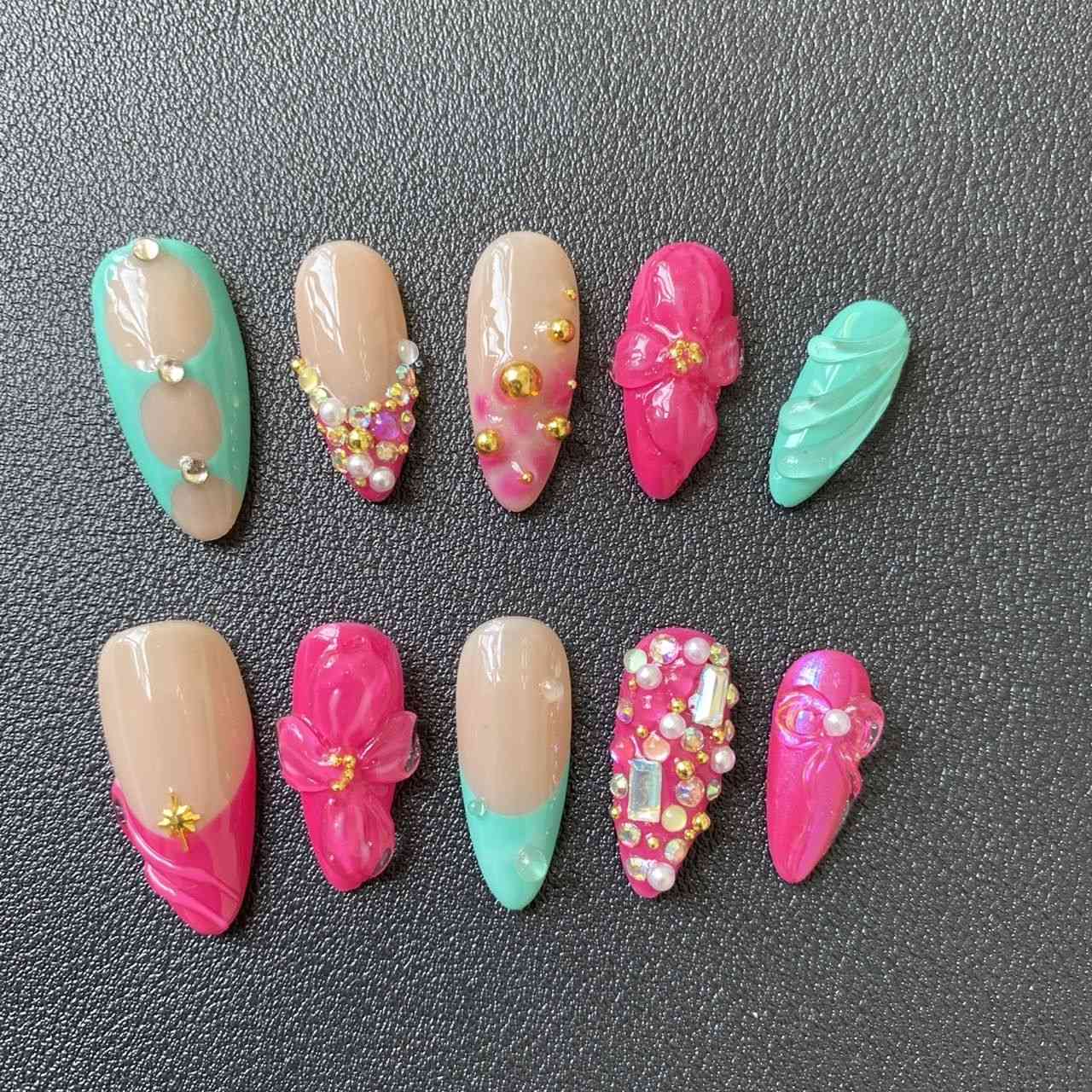 3D press on nails #5