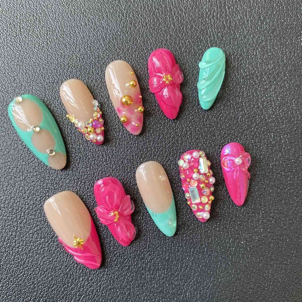 3D press on nails #5