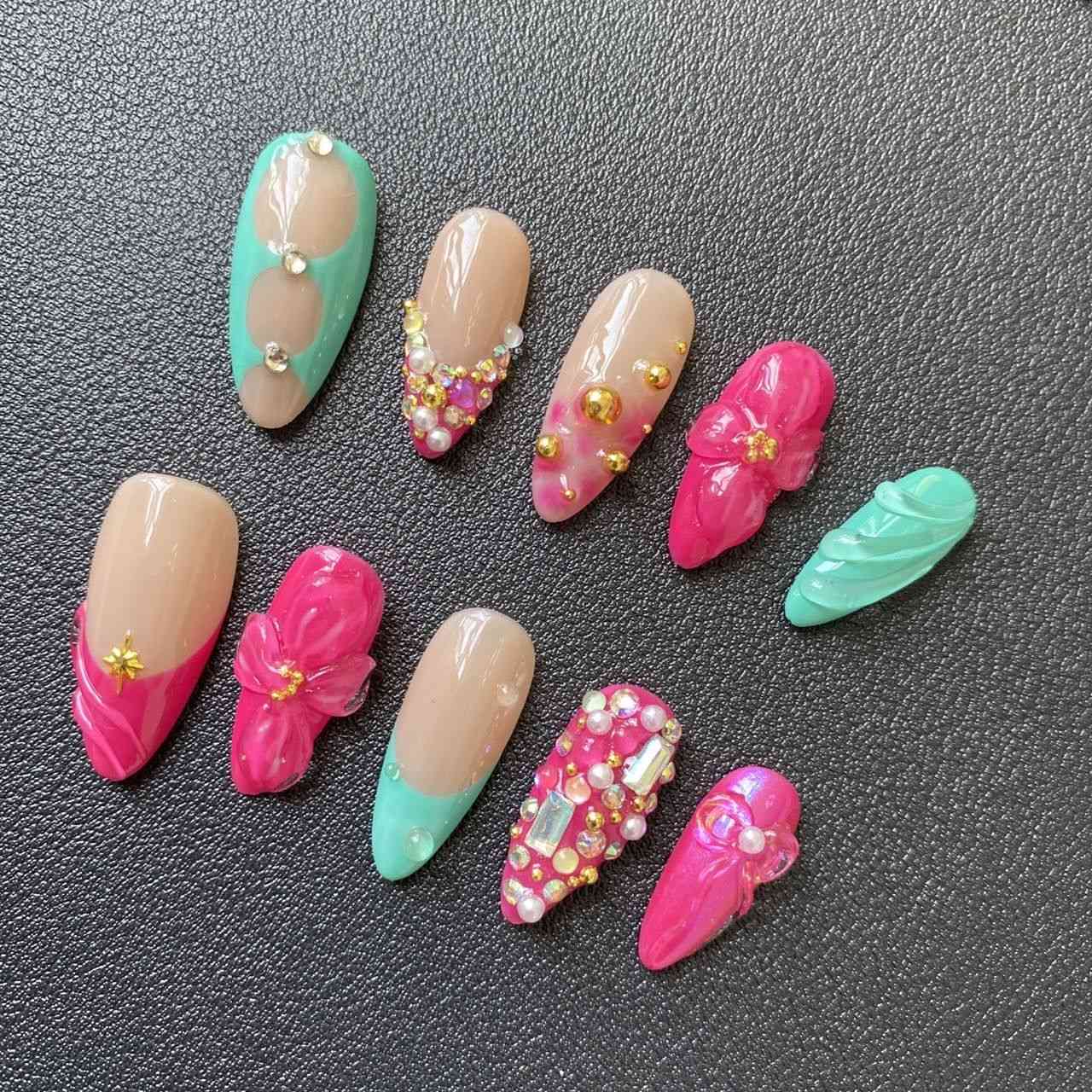 3D press on nails #5